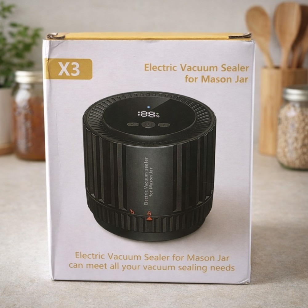NEW Electric Mason Jar Vacuum‎ Sealer (Model X3) #980